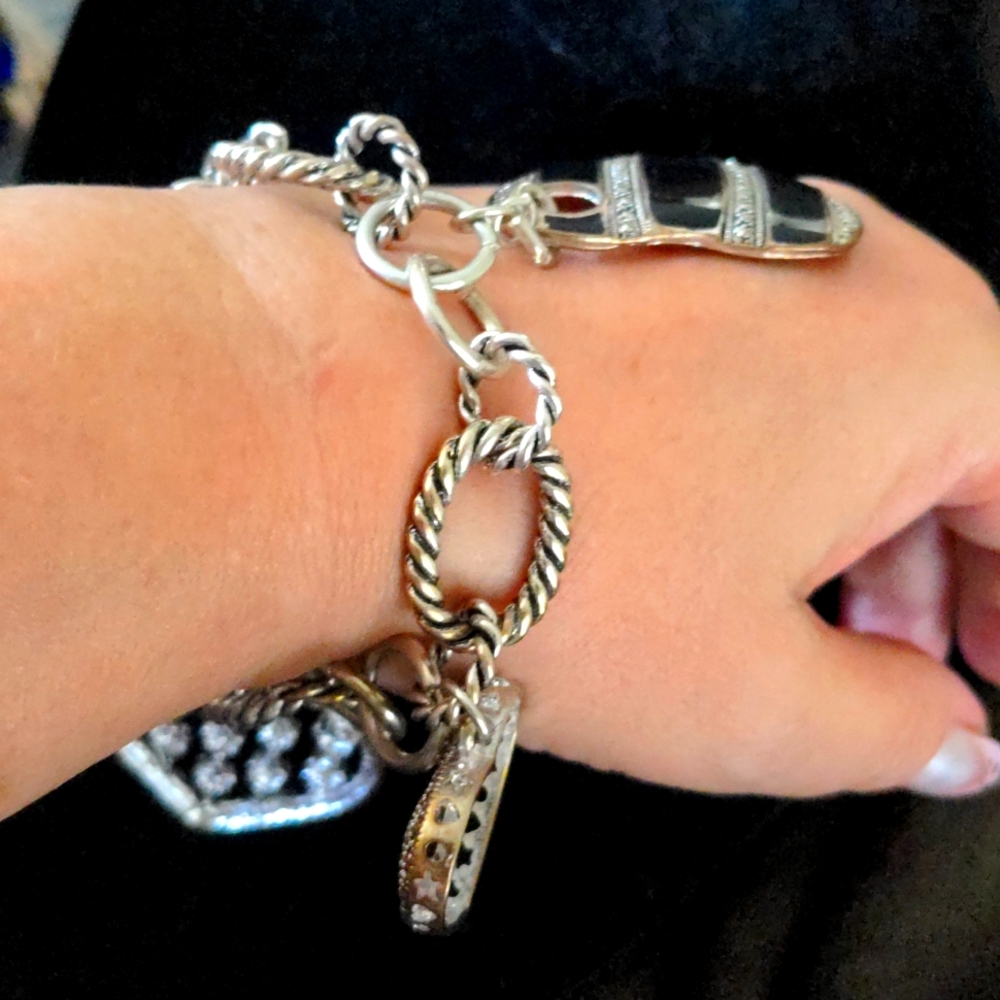 Hearts Silver Bracelet